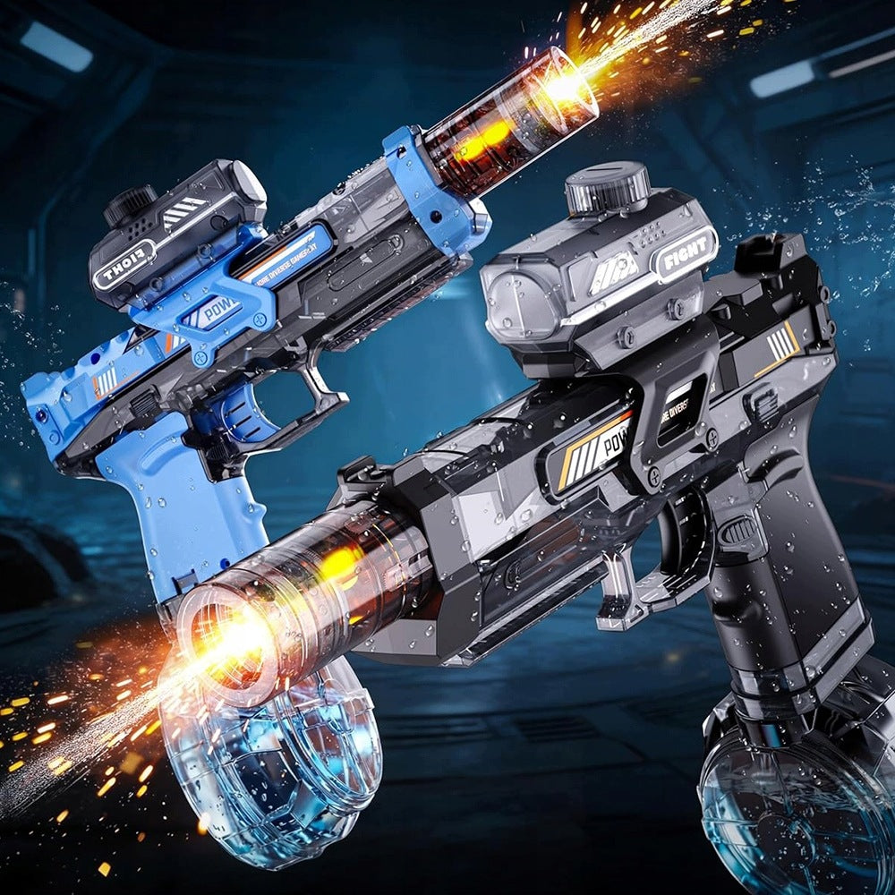2 X Water Gun Electric Automatic Rifle Water Weapon Battery Packaging status original