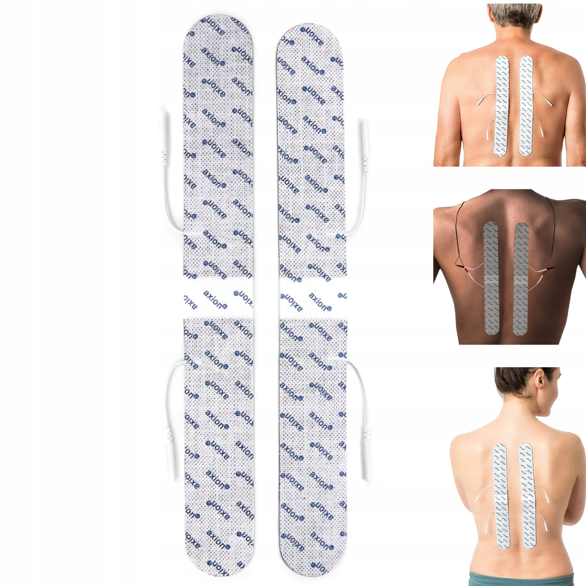 2 electrodes TENS EMS gel 33x4cm pin2 back pain of the back of the cross axion Medical device yes