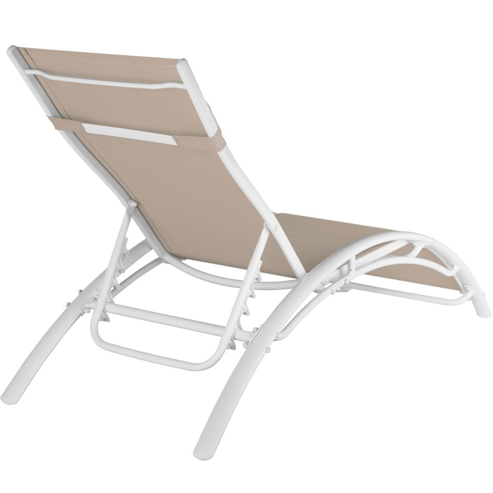 2 garden deck chairs made of aluminium, 5-stage Manufacturer code 403065