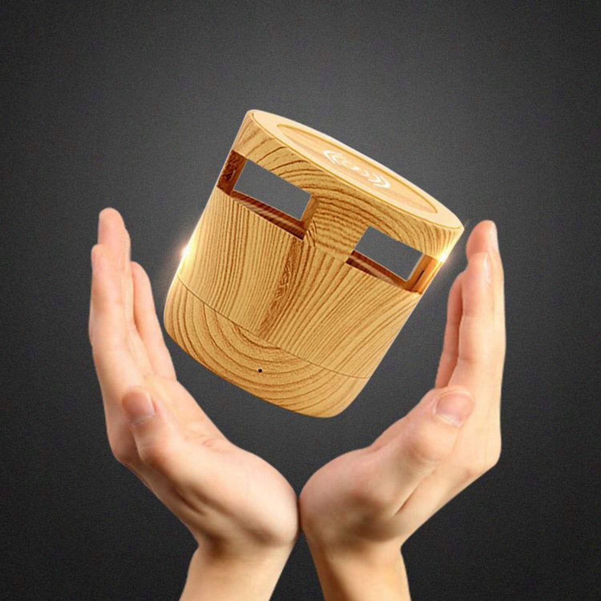 2 in 1 Bluetooth Speaker Woodgrain Wireless Charger EAN (GTIN) 6901882873468