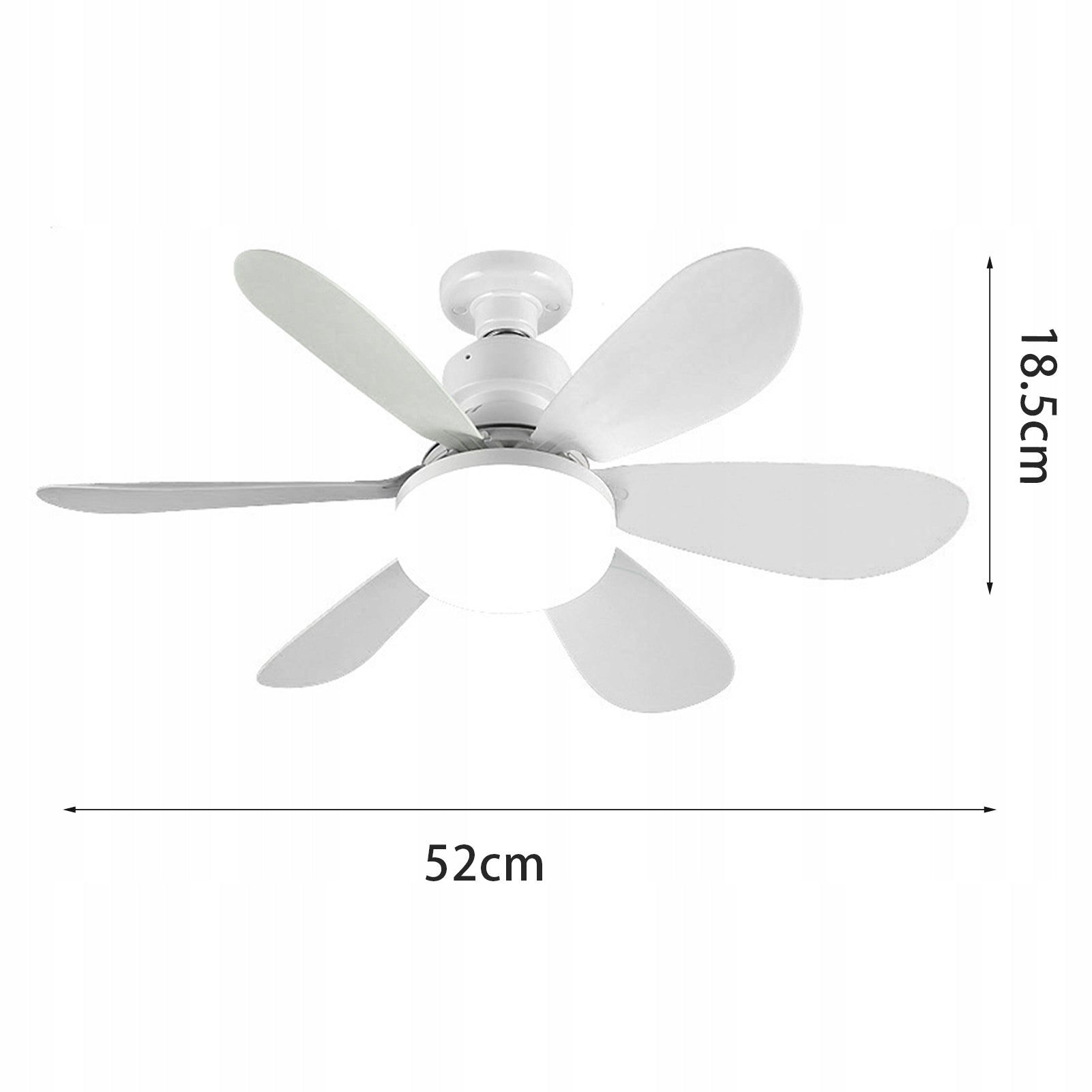 2-in-1 Ceiling Fan with Remote Control Model 18034131