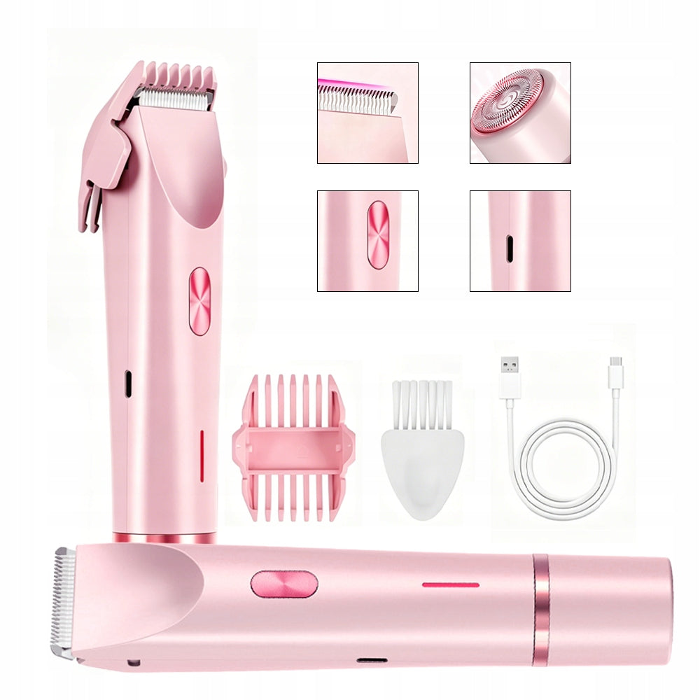 2-in-1 Electric Razor for Women - Intimate Areas, Eyebrows Brand no brand