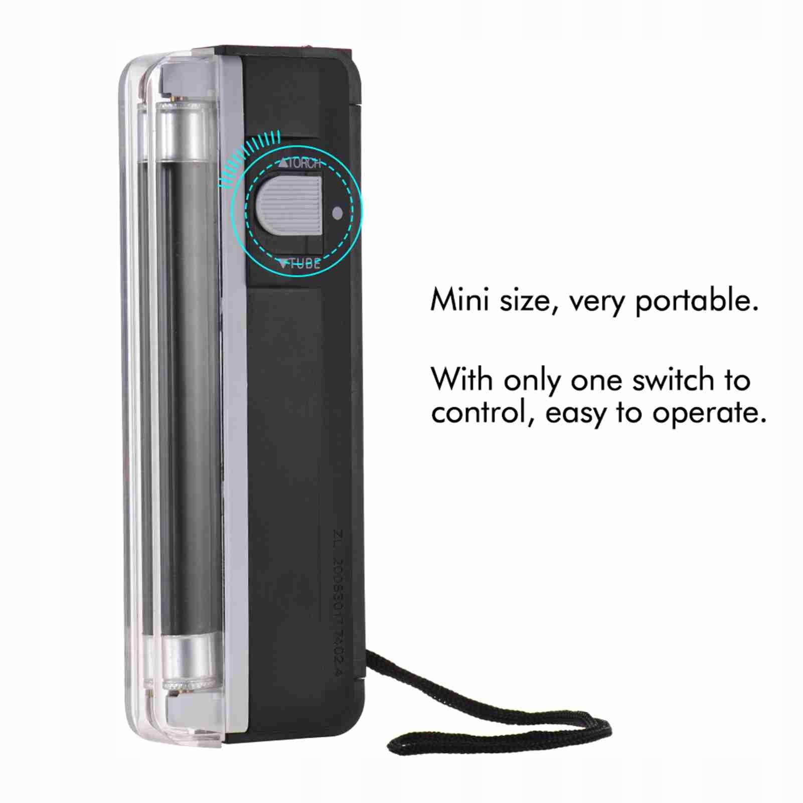 2-in-1 Portable Mini Money Detector Counterfeit Banknote FX