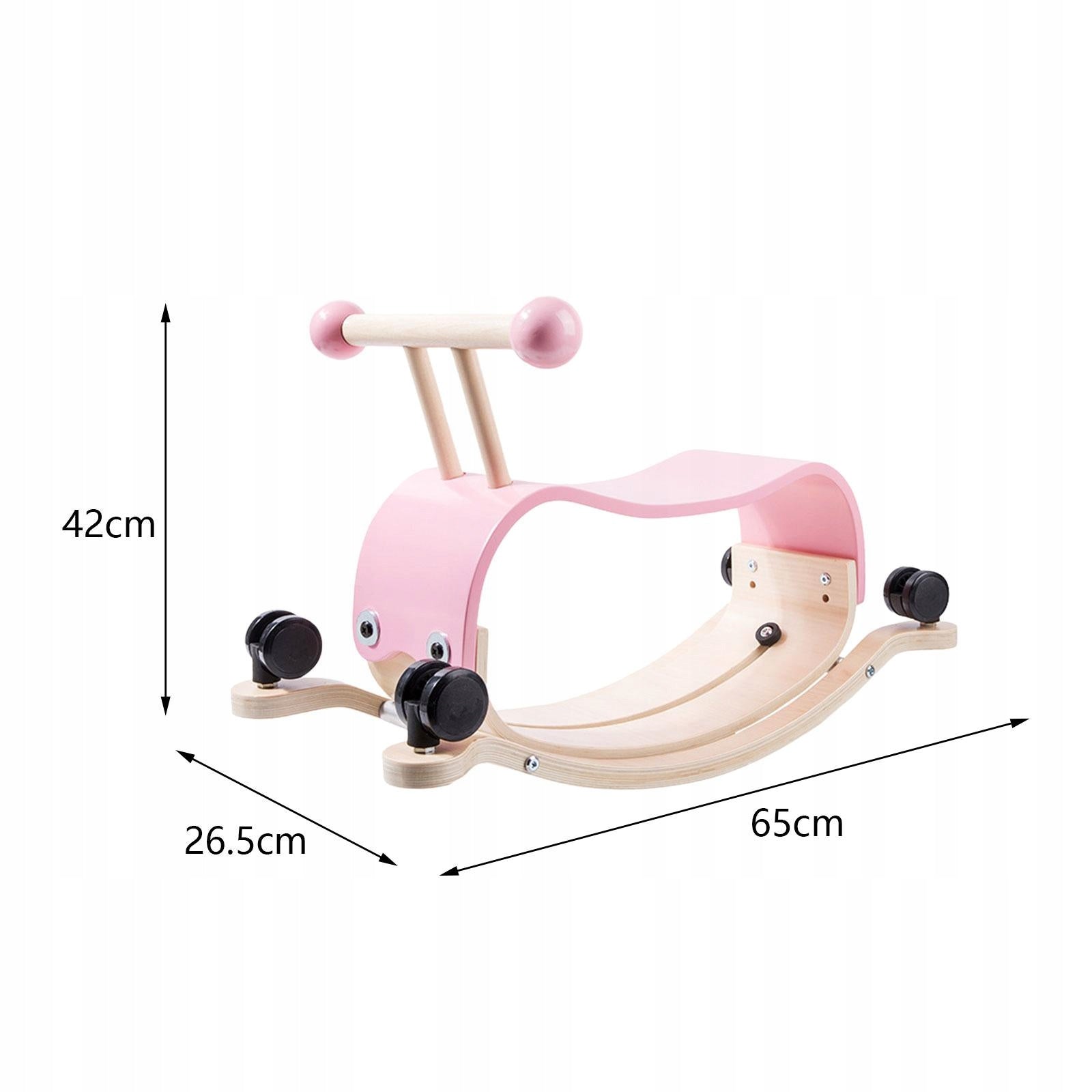 2 in 1 Rocking Horse Riding Toy Comfortable Slide Car Boys and Girls pink Brand no brand