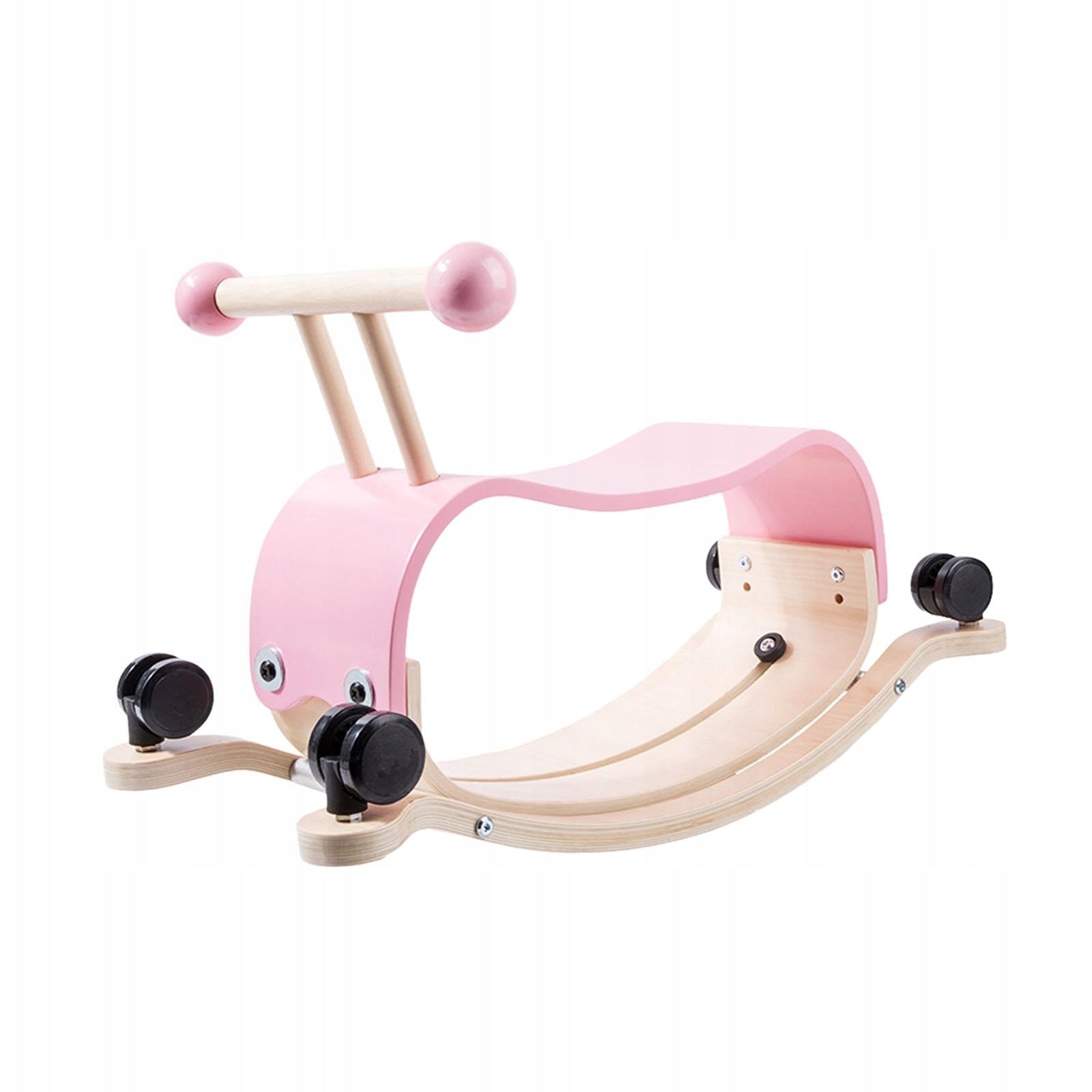 2 in 1 Rocking Horse Riding Toy Comfortable Slide Car Boys and Girls pink