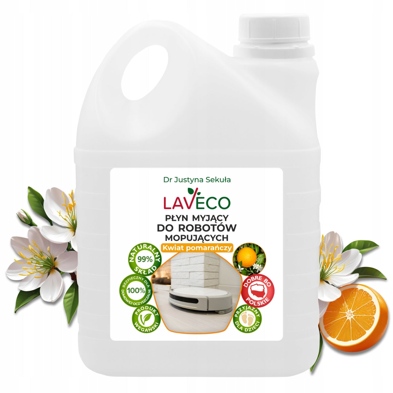 2 l Washing liquid for mopping robots and floor cleaning vacuum cleaners EAN (GTIN) 5907222552384