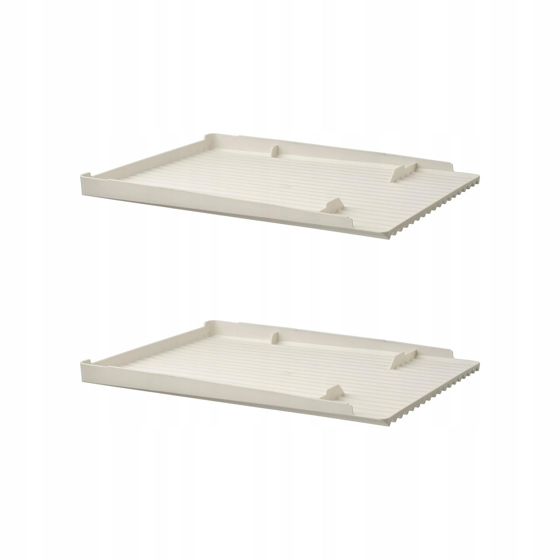 2 pcs Double Sided Dish Dryer White 40x31 cm RINNIG
