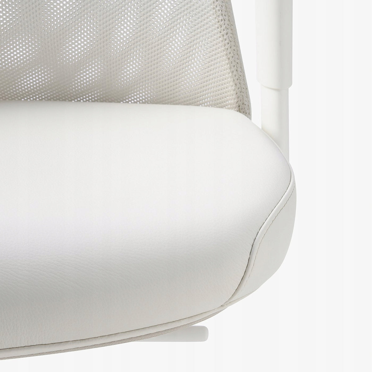 2 pcs JARVFJALLET Grann white office chair with armrests Furniture depth 68 cm