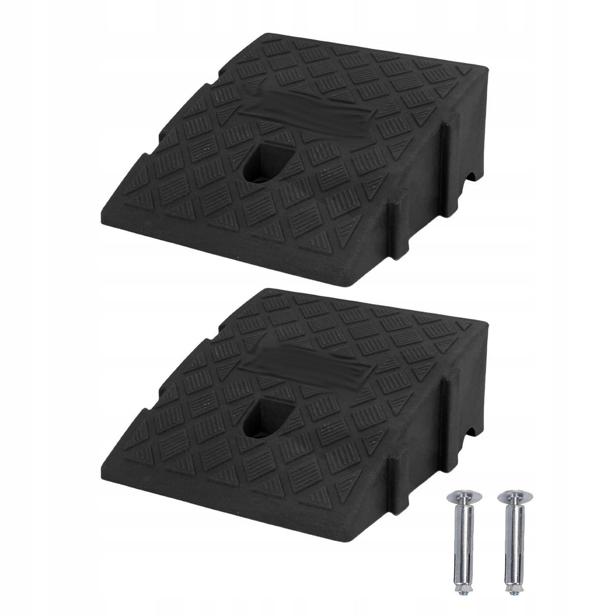2 pcs curb ramp 13 cm height 4409 lbs high load capacity portable Brand no brand
