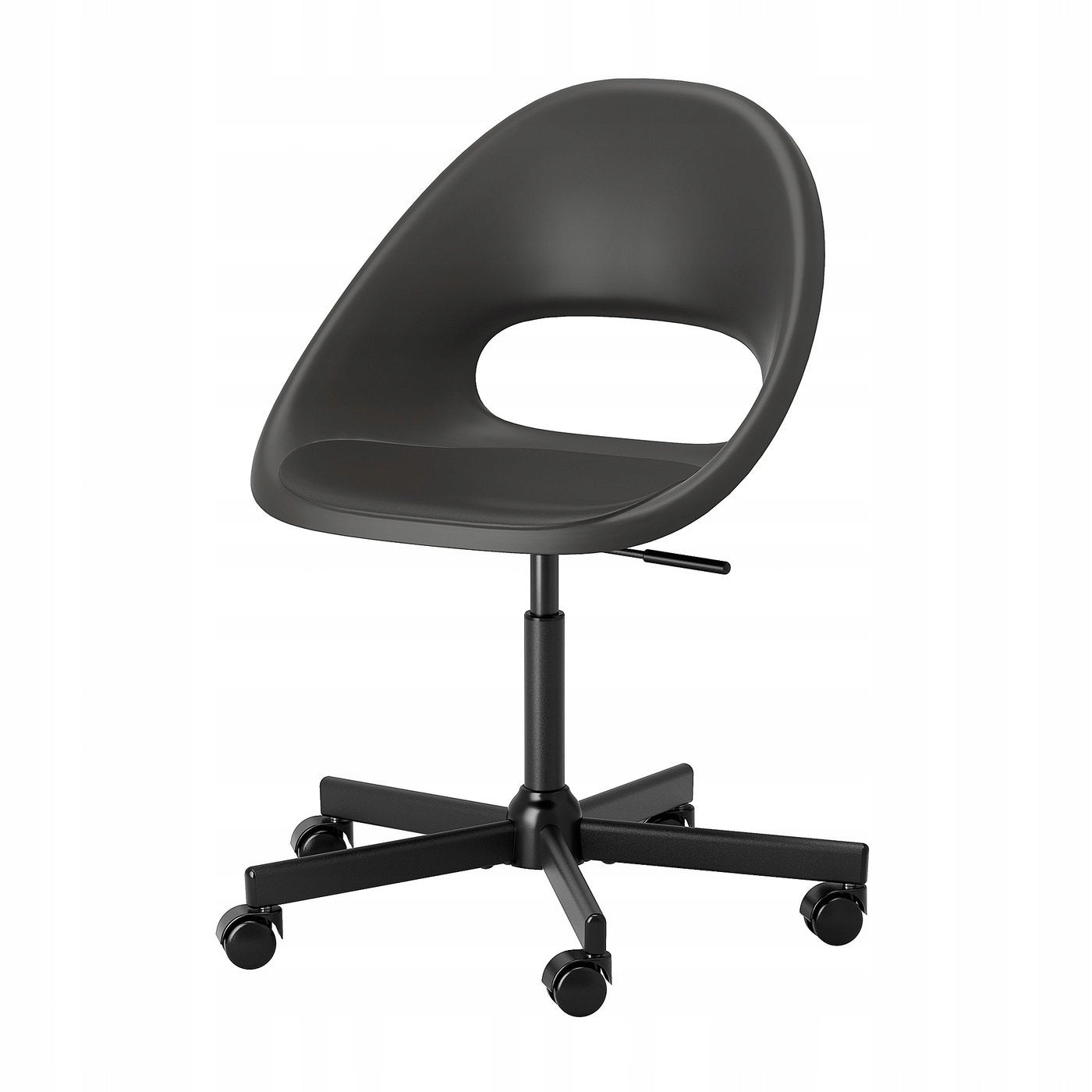 2 pcs swivel chair ELDBERGET MALSKAR dark grey black Brand IKEA