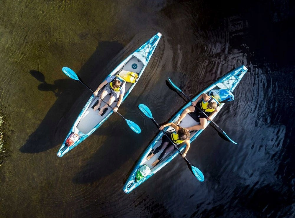 2-person pumped kayak SPINERA Molveno 430 teal/white/grey Brand Spinera