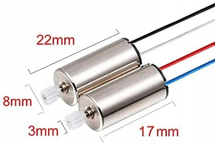 2 Motoren für Syma X5SW X5SC Quadricopter Drohne, Motor im Uhrzeigersinn + 1 Motor gegen den Uhrzeigersinn 