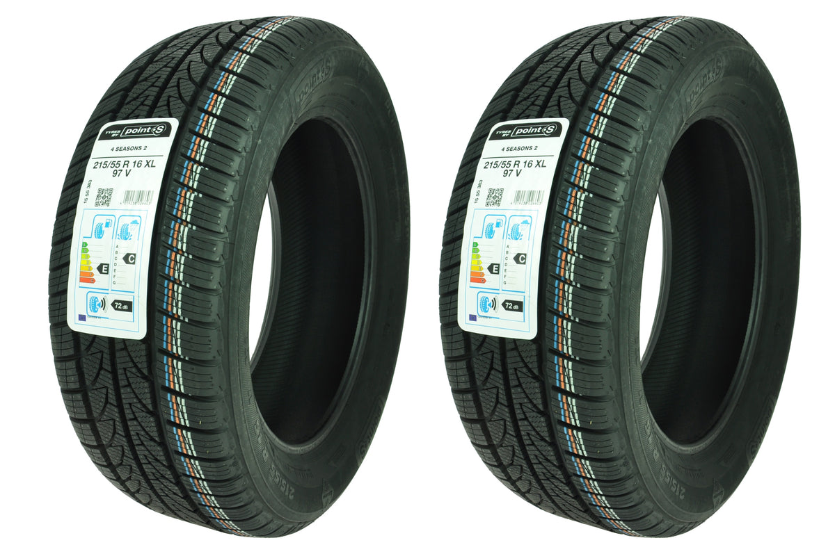 2 x 215/55R16 XL 97V 4Seasons 2 Point S year-round