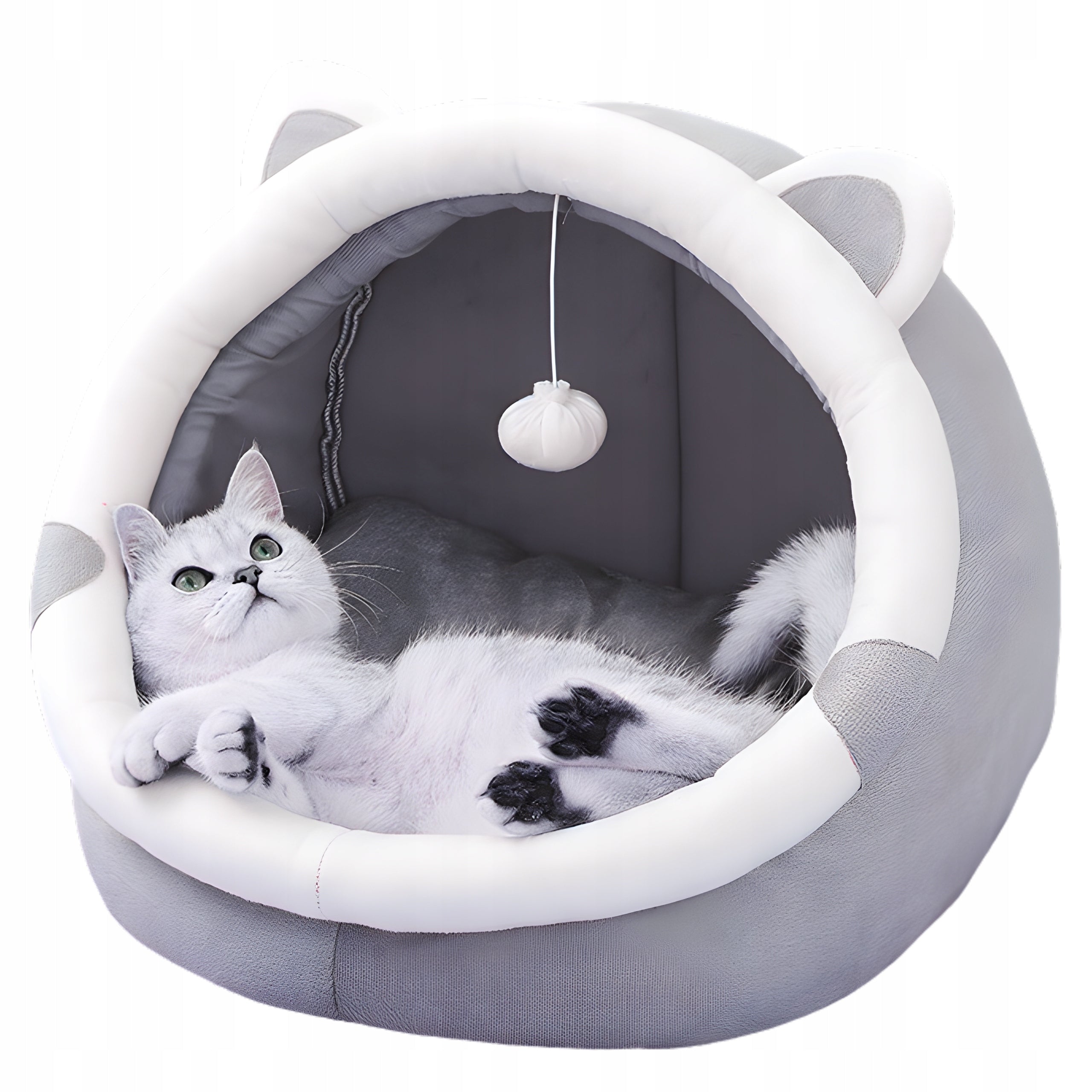 2 x BED CAT BOOTH DOG 2in1SOFT BED PILLOW TOY Length 31 cm