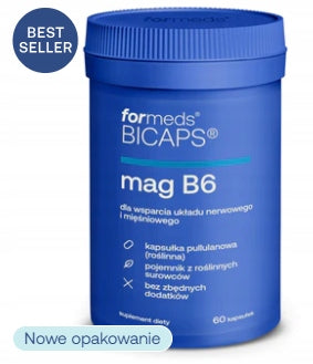 2 x Bicaps MAG B6 60capsules magnesium citrate FORMEDS SET Packaging status original