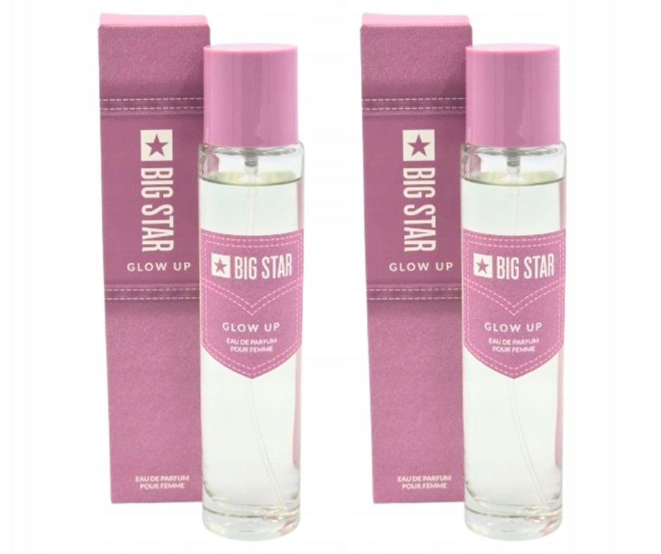 2 x Big Star GLOW UP Women's Eau de Parfum 50 ml EDP NEW