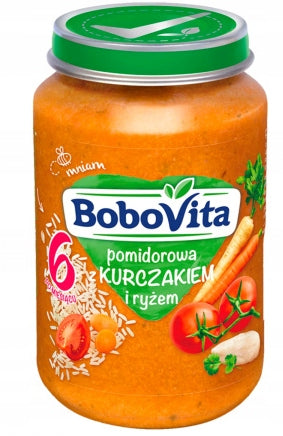 2 x BoboVita TOMATO CHICKEN RICE 6m+ 190g Soup Manufacturer code 5900852150005