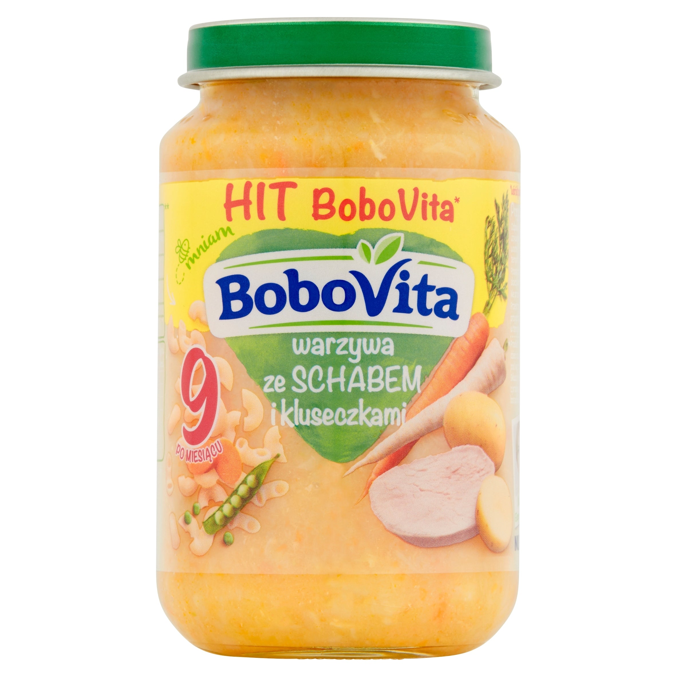 2 x Bobovita 190g Lunch Vegetables Pork Loin 9m+ Manufacturer code 5900852016776