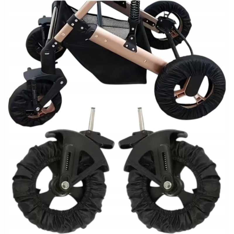 2 x COVERS WHEEL COVERS TROLLEY FRONT 16-21 CM 2pcs
