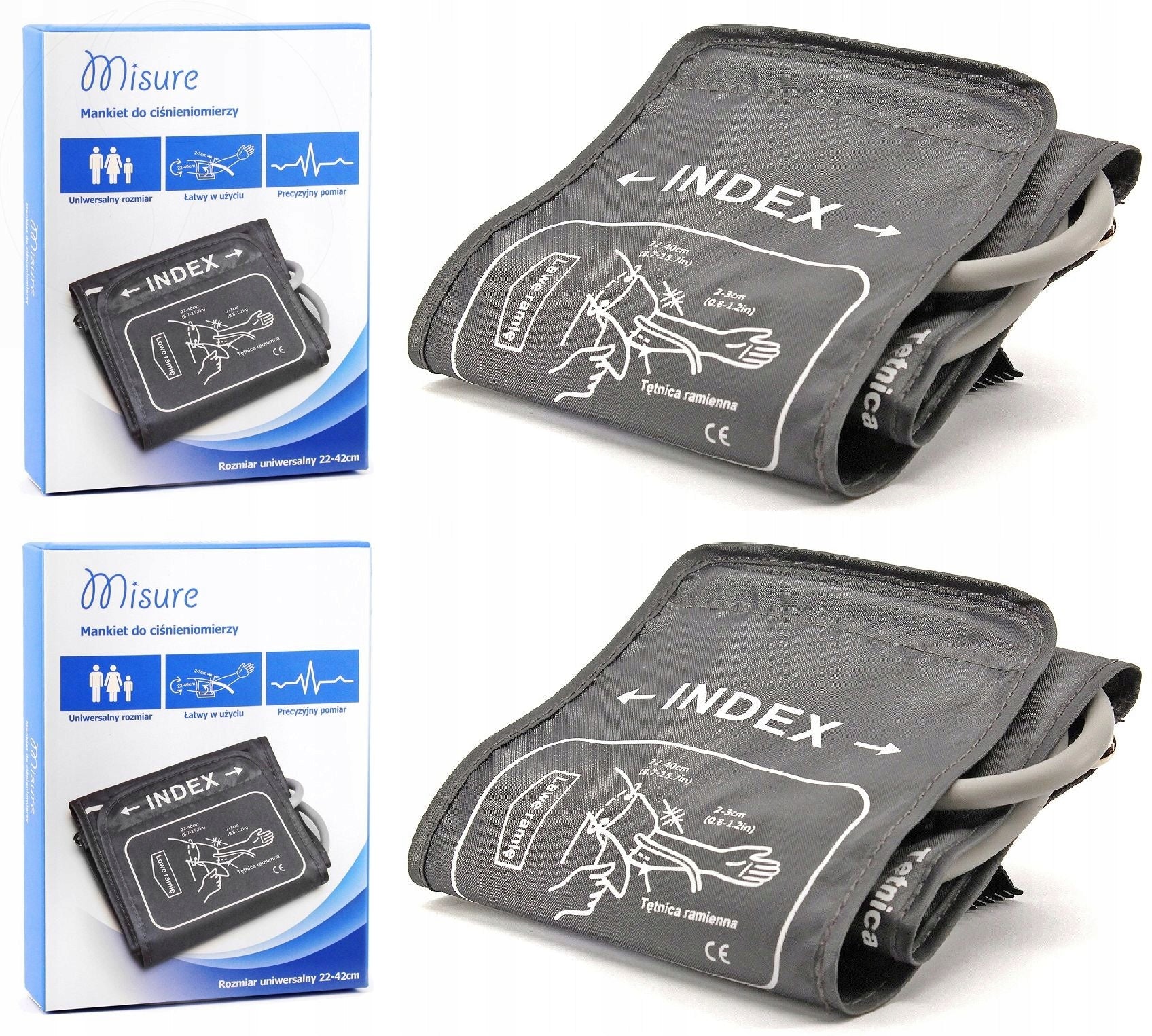 2 x CUFF SLEEVE FOR UNIVERSAL BLOOD PRESSURE MONITORS