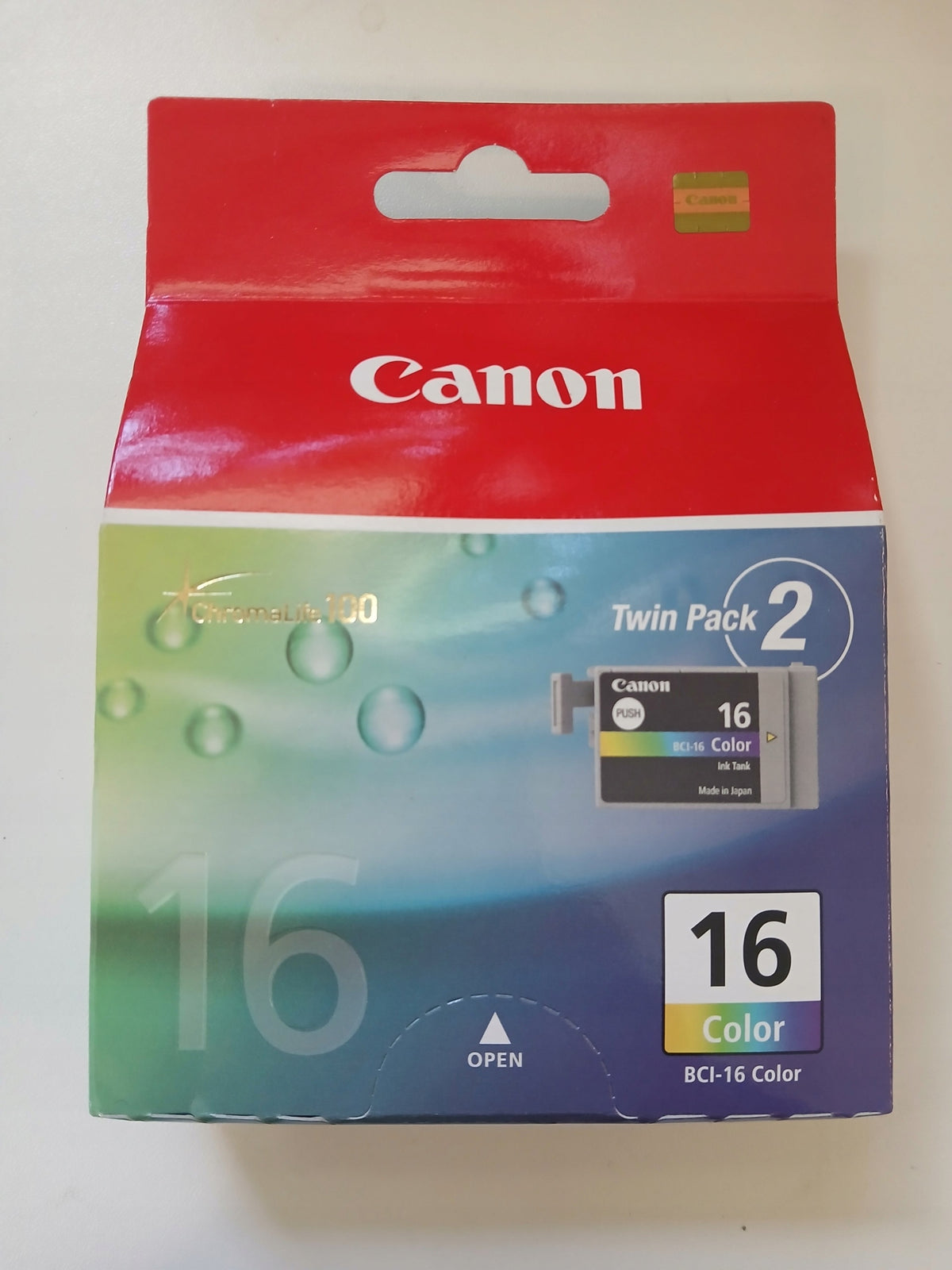 2 x Canon BCI-16 Tricolor Ink Original