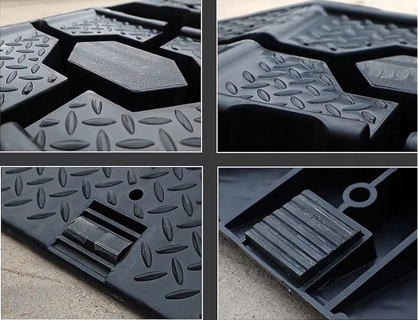 2 x Car Overrun Ramp Overrun Car Overrun 3T Manufacturer code Najazd Samochodowy Rampa Podjazd HX-LPD