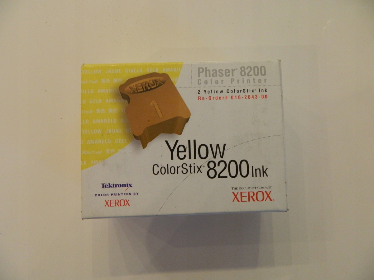 2 x Cube Xerox Phaser 8200 Yellow Original