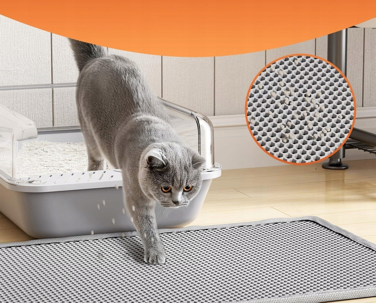 2 x Cuvette Mat 38x61 cm Waterproof Grey Q2V Manufacturer code X001MHTNLP