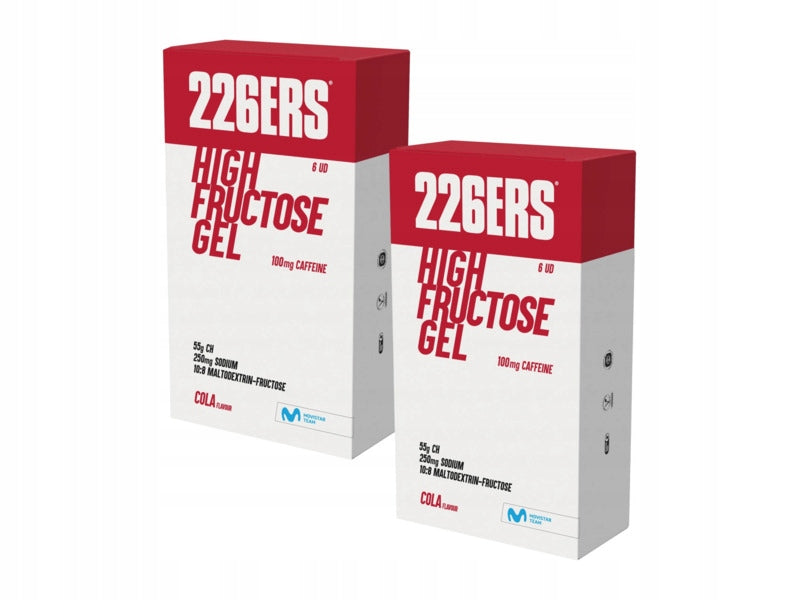 2 x Energy gel 226ERS High Fructose Cola with caffeine (6 x 80 g)