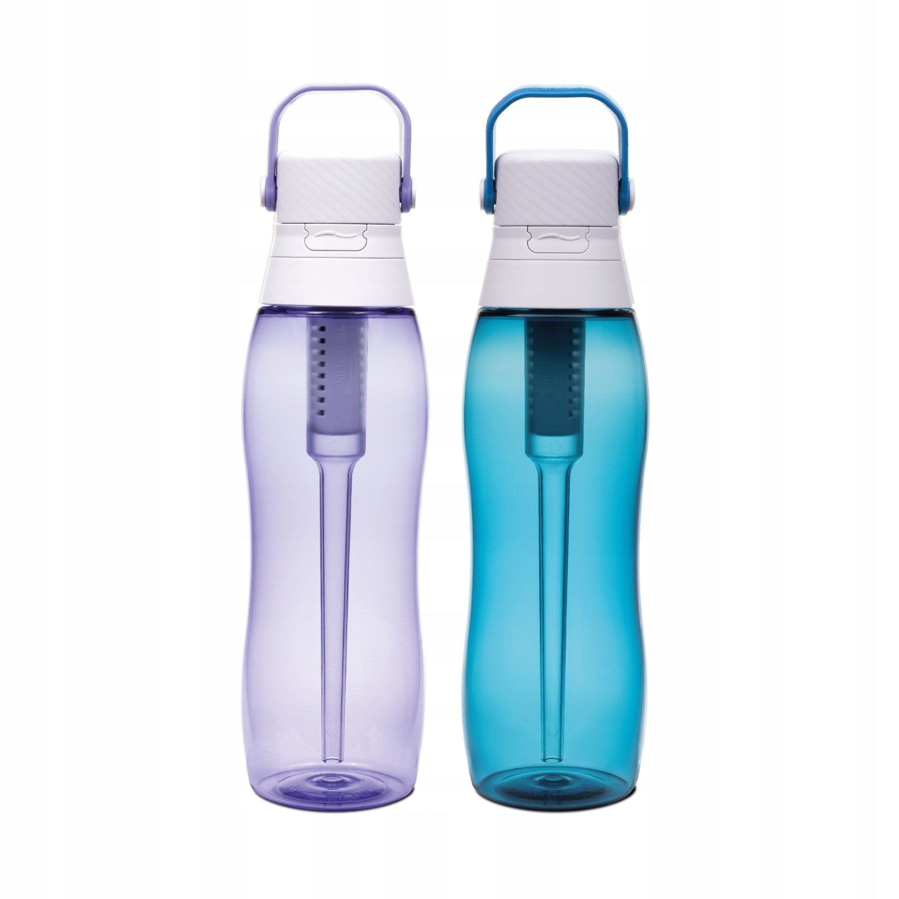 2 x Filter bottle Tritan 750ml - Ocean Blue, Lavender