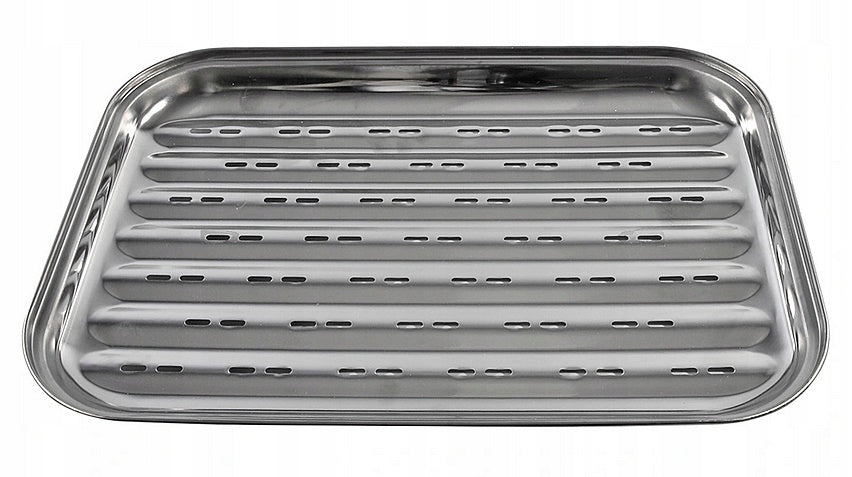 2 x GRILL TRAY Steel STAINLESS REUSABLE GRATE Manufacturer code GRA190961