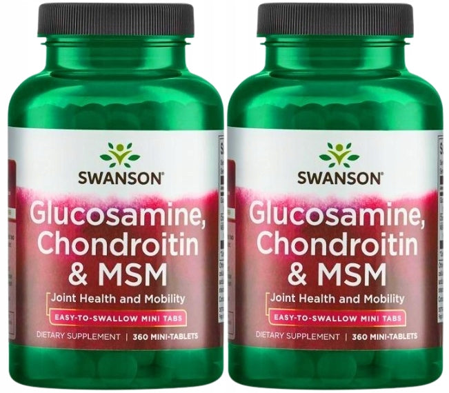 2 x Glucosamine Chondroitin & MSM 360 tablets Regeneration Strength
