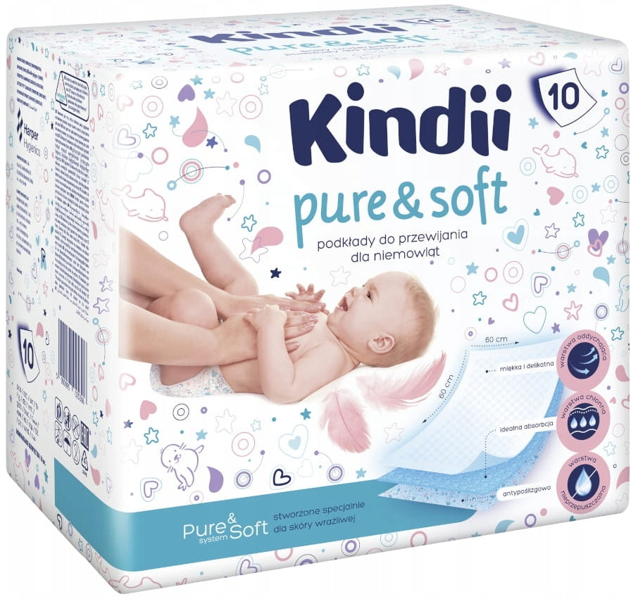 2 x KINDII PURE&SOFT DISPOSABLE PRIMERS 10 PIECES SCROLLING DELICATE Packaging status original