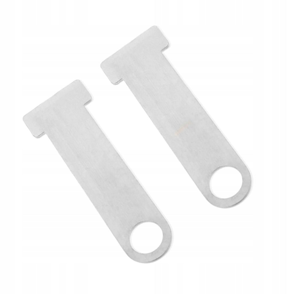 2 x Motorcycle Open Face Helmet Lock Quick Release Buckle Fastener Silver
