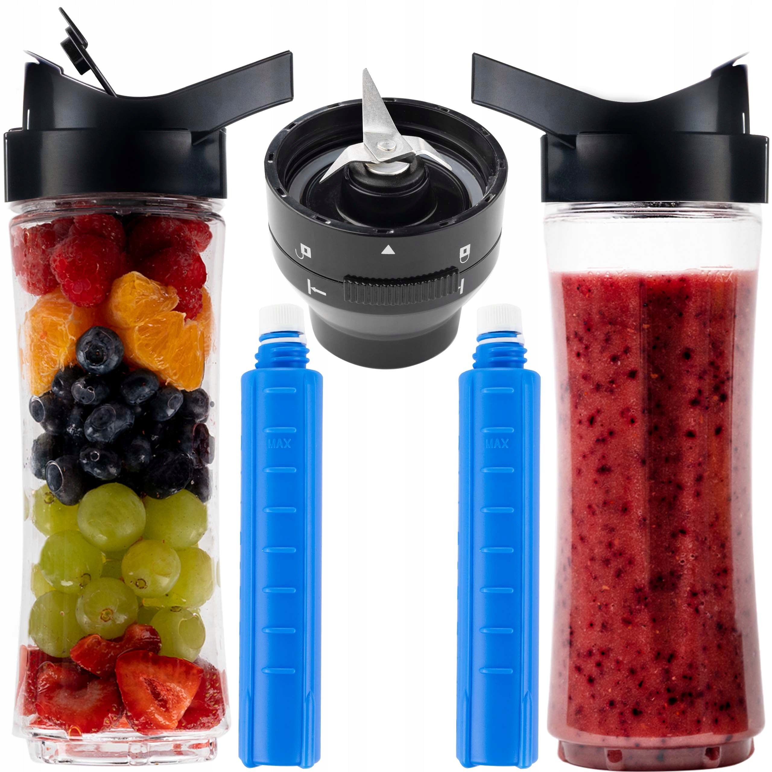 2 x Mug WATER BOTTLE 700ml Hand Blender Yoer HB01S