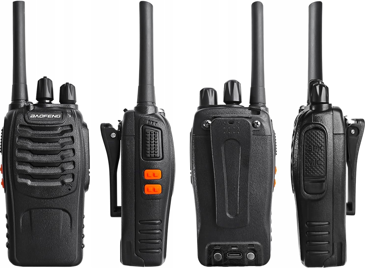 2 x WALKIE-TALKIE BF-88E BAOFENG MODEL BF-88E SUCCESSOR BF-888S Brand Baofeng