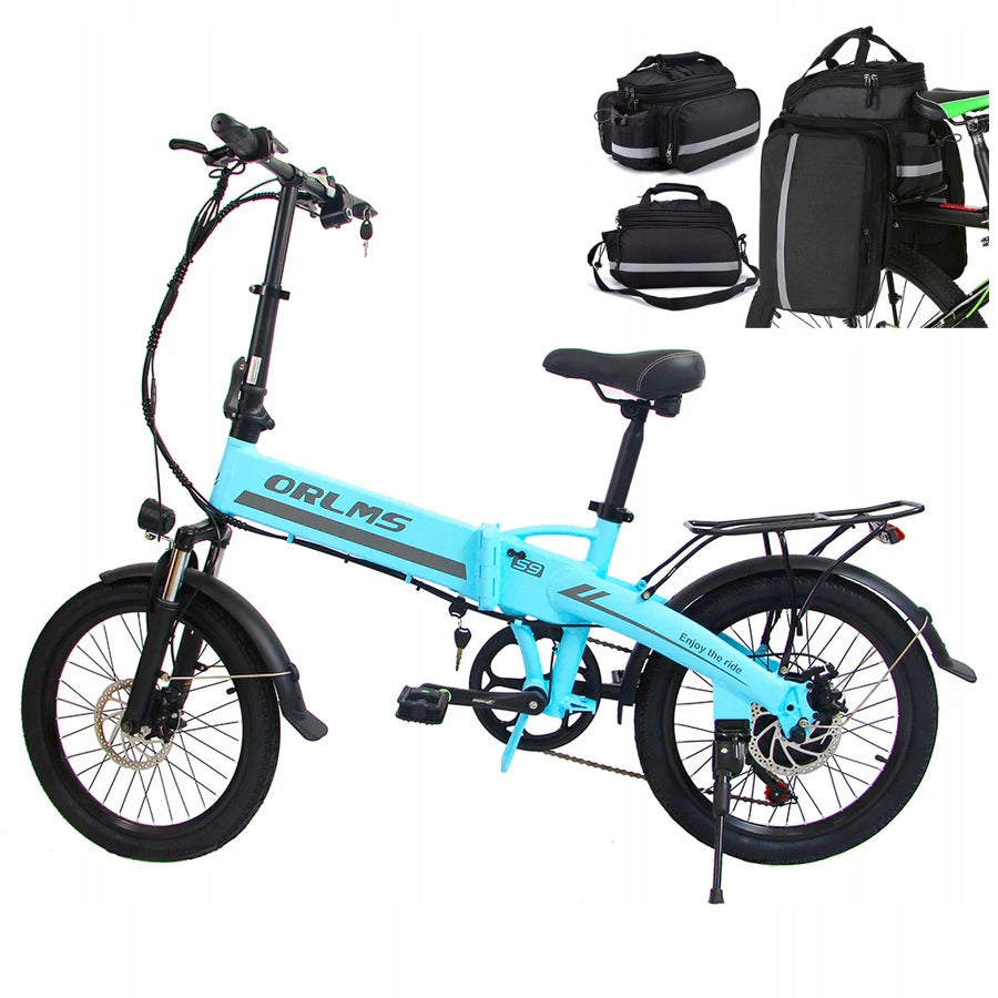 20” *1.95 Folding ORLMS S9 Electric Vehicle 750W 48V 13AH 35KM/H
