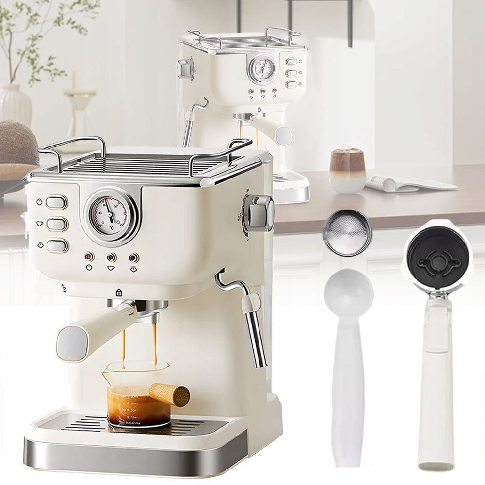 20 BAR, ESPRESSO AND CAPPUCCINO 1050W COFFEE MAKER, MILK FROTHER