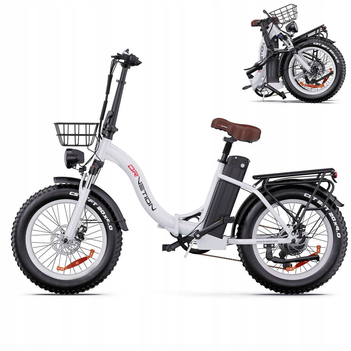 20” Folding Electric Vehicles Drvetion CT20 1000W Samsung 10AH 45KM/H