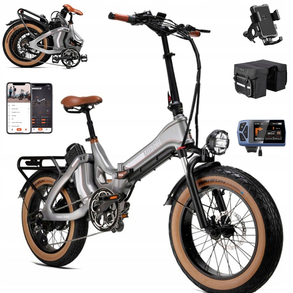 20''Folding electric vehicle MIHOGO ONE 1000W 48V28.8AH 45km/h 270km