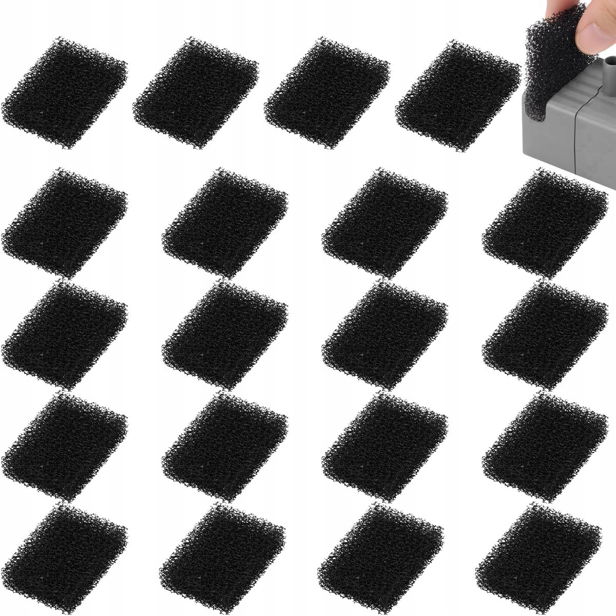 20 PCS FOAM FILTERS FOR PET FOUNTAIN EASY REPLACEMENT