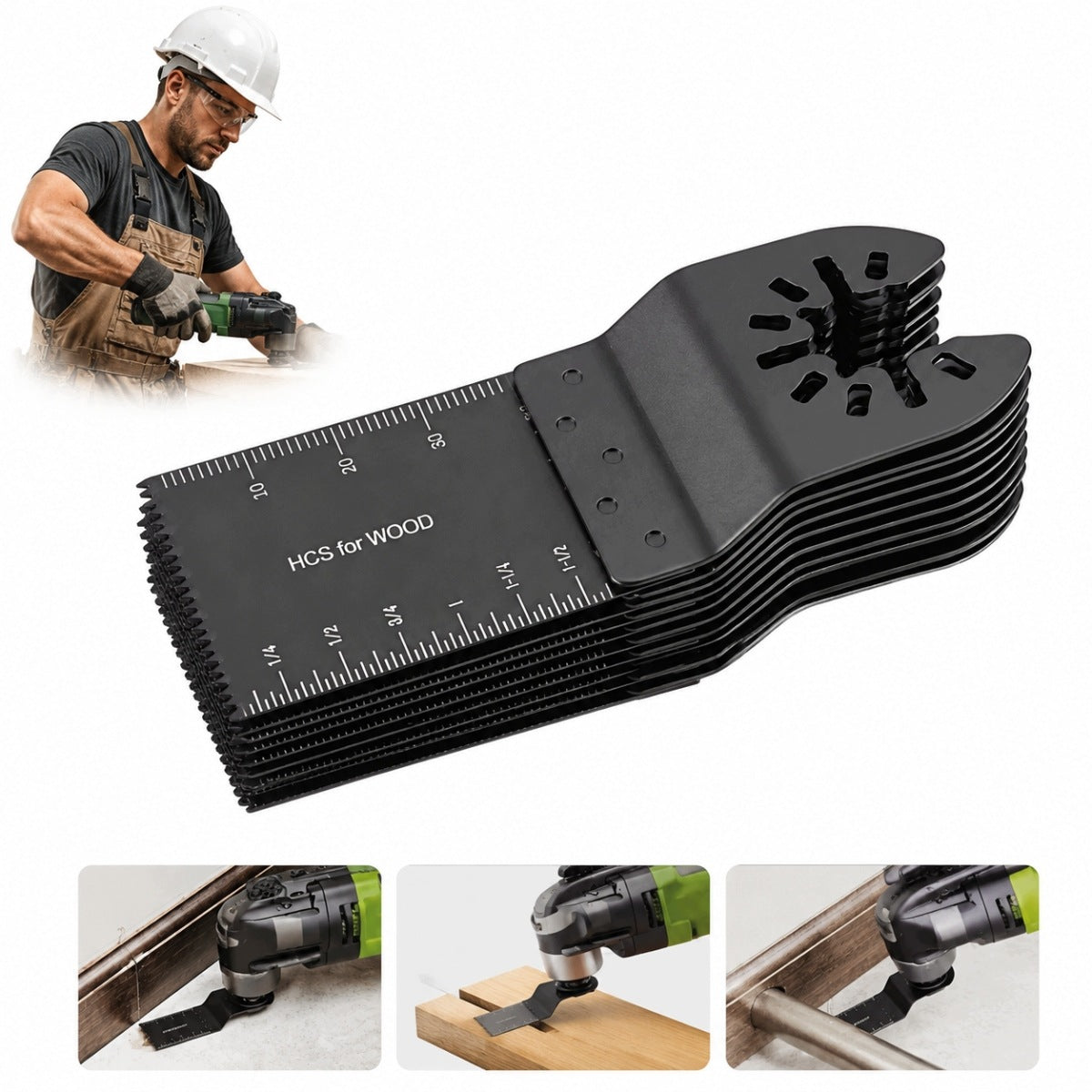20 PCS MULTIFUNCTION TOOL SAW BLADES FOR WOOD METAL PLASTIC