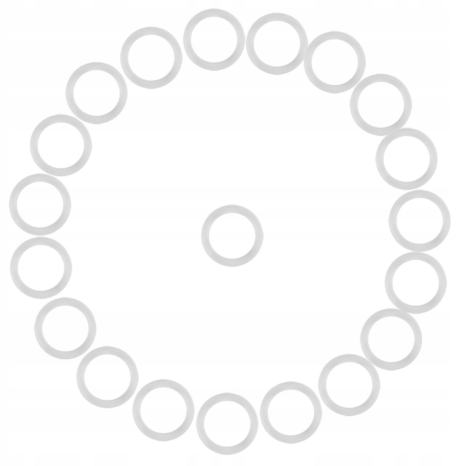 20 Pcs Silicone Safe O-Rings for Pacifier with LZ Medical device no