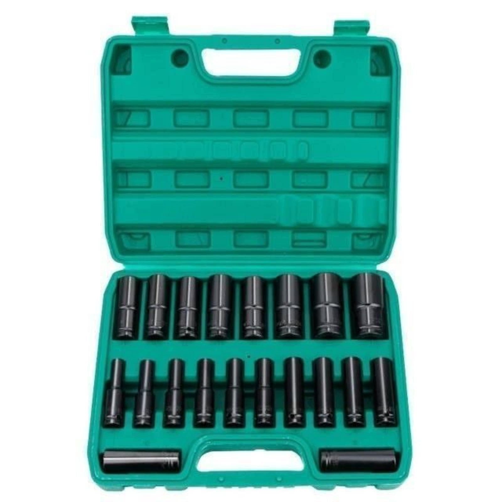 20 Pieces Impact Socket Set Long Lasting Deep Socket Set Versatile for