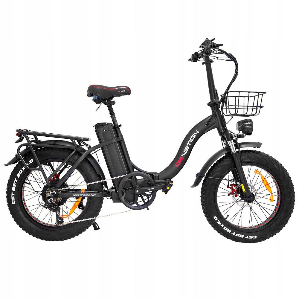 20"Thick tyre Electric vehicles DRVETION CT20 1000W 48V 20AH 45KM/H+Bag Brand Drvetion