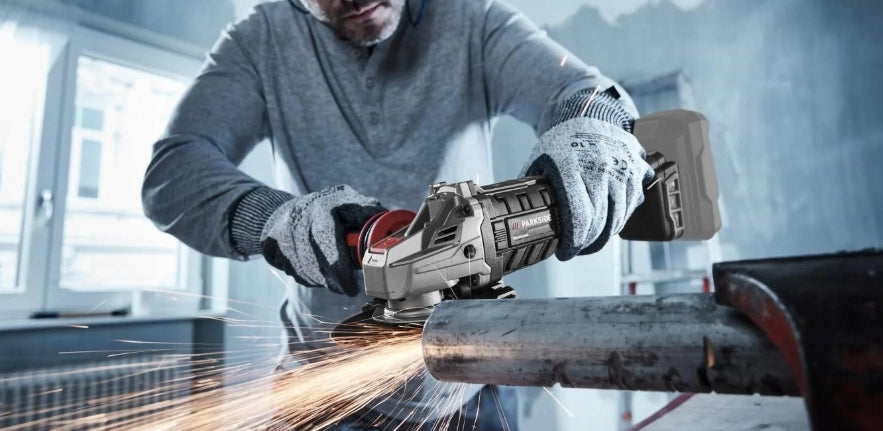 20 V Cordless Angle Grinder, Parkside Performance PWSAP 20 Li F6 Brand Parkside