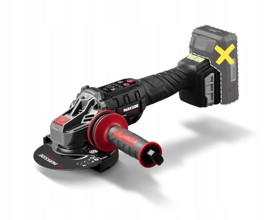 20 V Cordless Angle Grinder, Parkside Performance PWSAP 20 Li F6