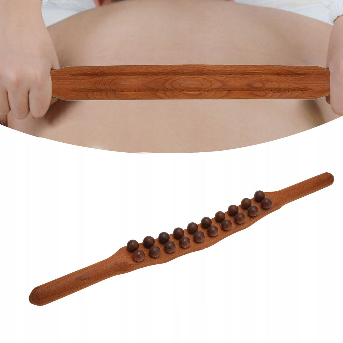 20 beads wooden stick for whole massage Packaging status original
