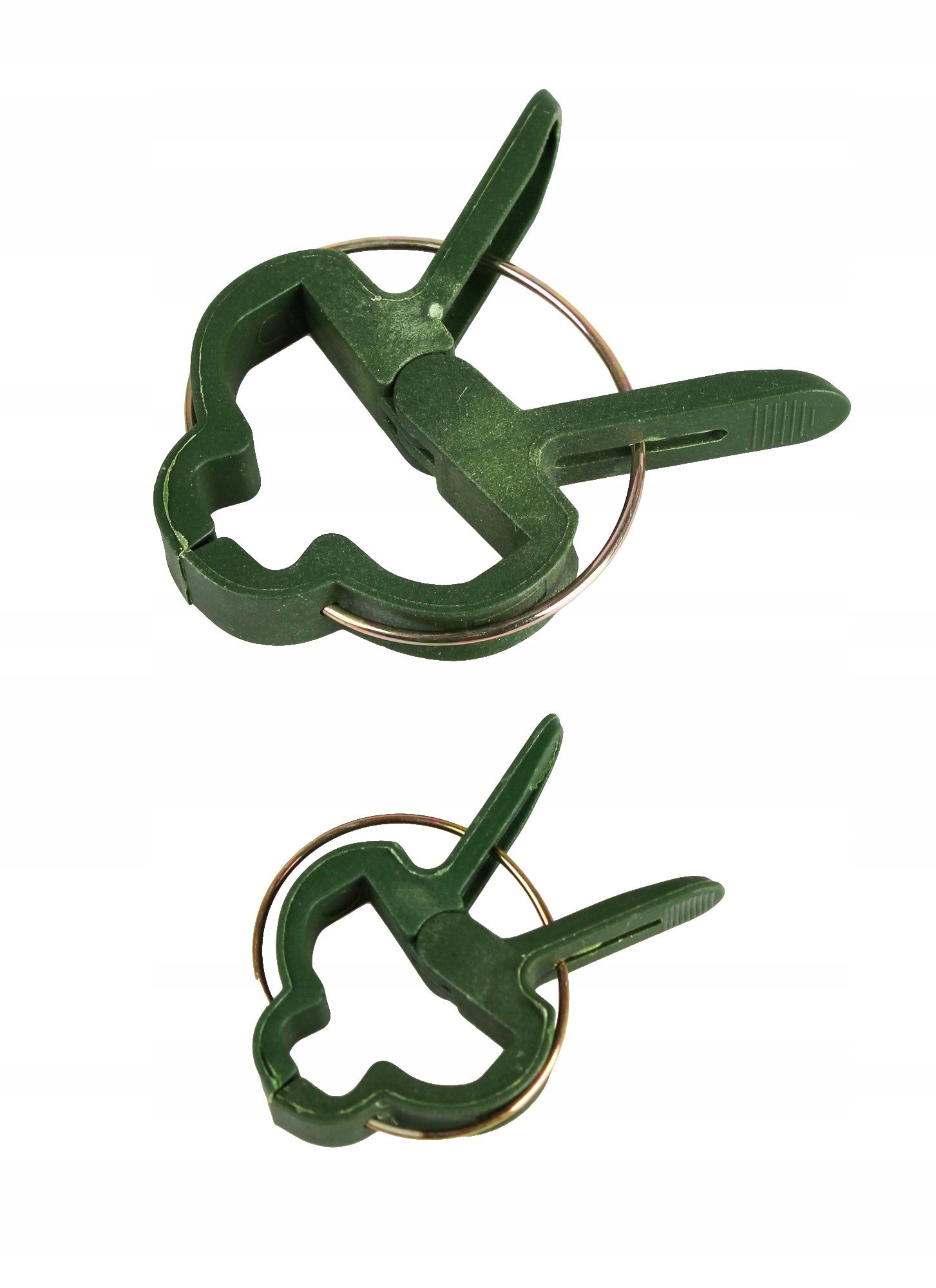 20 pcs GARDENING CLIPS FOR PLANTS 2 SIZES 7x5,5cm / 4,8x3,5 cm Number of pieces 20 pcs