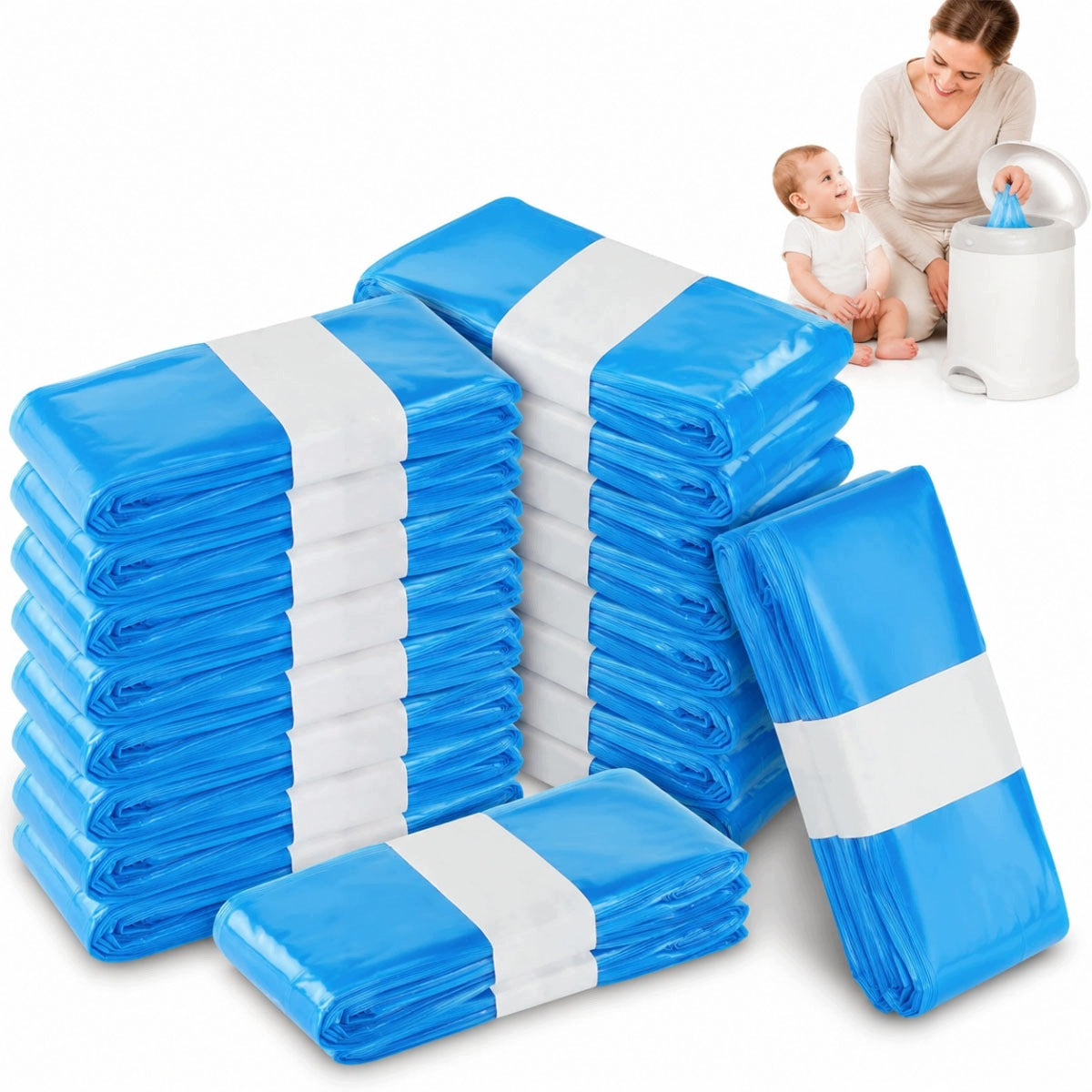 20 x Refills Diaper Basket Bags For AngelCare and Tommee Tippe